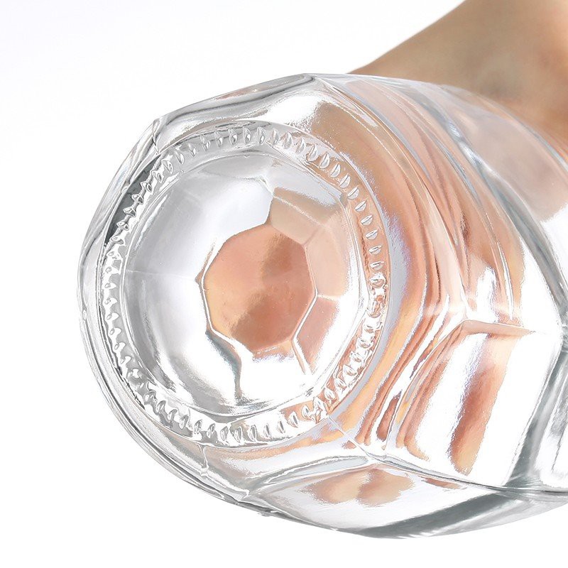 large glass wine bottle