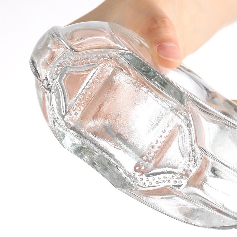 antique glass whiskey bottles