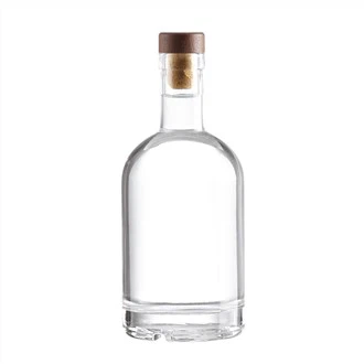 Transparent plattform Vodka flaska