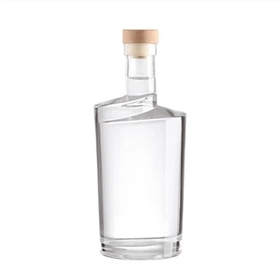Transparent vodka vinflaska