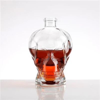 750 ml Skull Liquor Glas