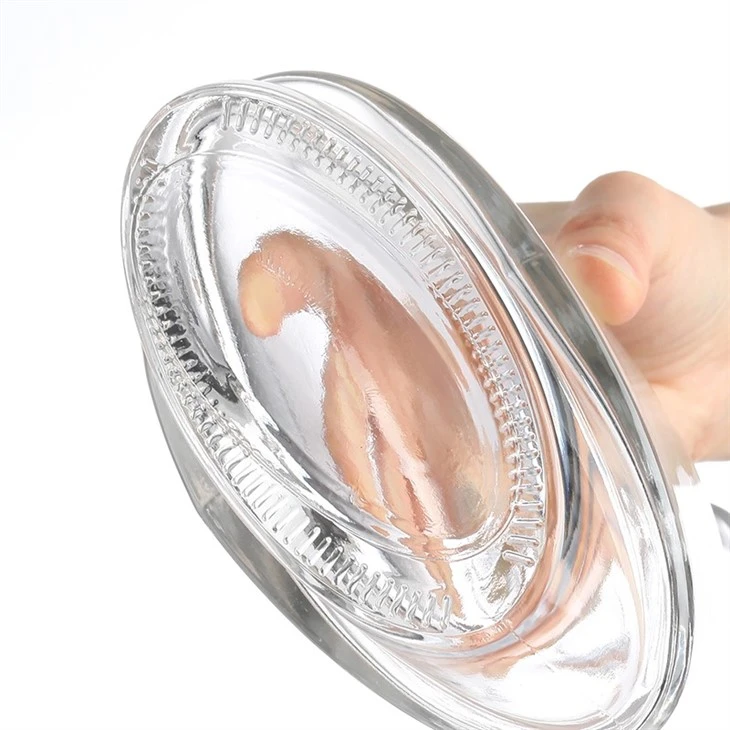 Gold-Capped Clear Bottle